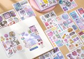 Bullet Journal Stickers - Planner Agenda Stickers - 50 vellen- Hipster - Vaporwave - Stickervellen - Scrapbook stickers - Bujo stickers - Stickers volwassenen en kinderen