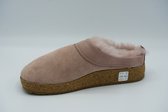 Haflinger 713015 Lammfeliclog  roze pantoffel maat 40