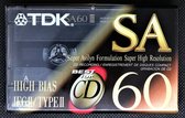 5 Pack TDK SA High Position Cassette Banden 60 Minuten, Ideal Cd and Digital Conversion