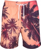 zwembroek Mawson II sunset heren polyester oranje maat M