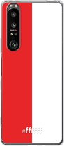 6F hoesje - geschikt voor Sony Xperia 1 III -  Transparant TPU Case - Feyenoord #ffffff