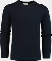 Born With Appetite Pullover Blauw Dis - R-neck Pullover Pocket 22105DI20/290 navy