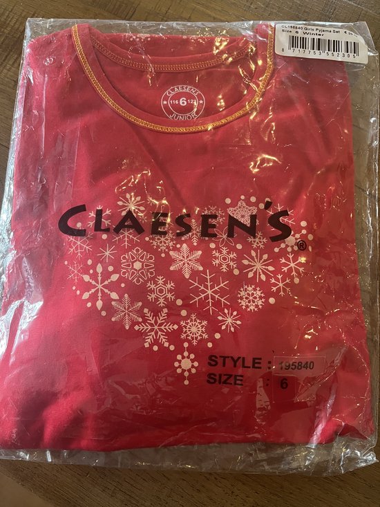 claesen's underwear sleepwear maat 116/122