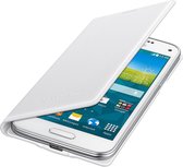 Samsung flip cover punch - wit - voor Samsung G800 Galaxy S5 Mini