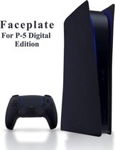 DrPhone DesignX - Faceplate - Behuizing - Geschikt voor Playstation 5 / PS5 DIGITAL  EDITION / - Face Plate - Zwart