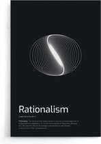Walljar - Rationalism - Muurdecoratie - Poster