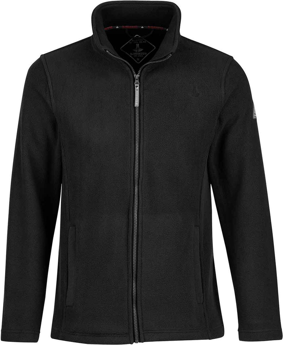 STØRVIK Maks Fleece Vest 4 Seizoenen Heren - Rits - Maat 4XL - Zwart