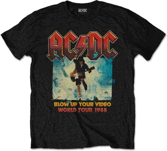 AC/DC - Blow Up Your Video Kinder T-shirt - Kids tm 4 jaar - Zwart