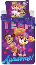 Dekbed Paw Patrol - Team Awesome! (100 x 135 met kussensloop)