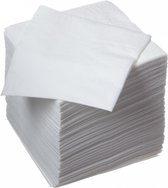 Serviette blanche 32x33cm 200pcs 1 pli 4 plis