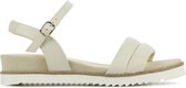 Softwaves Sandalen  Dames / Slippers - Leer   - 74251 - Gebroken wit - Maat 38