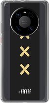 6F hoesje - geschikt voor Huawei P40 Pro -  Transparant TPU Case - Ajax Europees Uitshirt 2020-2021 #ffffff