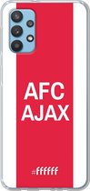 6F hoesje - geschikt voor Samsung Galaxy A32 4G -  Transparant TPU Case - AFC Ajax - met opdruk #ffffff