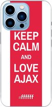 6F hoesje - geschikt voor iPhone 13 Pro Max - Transparant TPU Case - AFC Ajax Keep Calm #ffffff