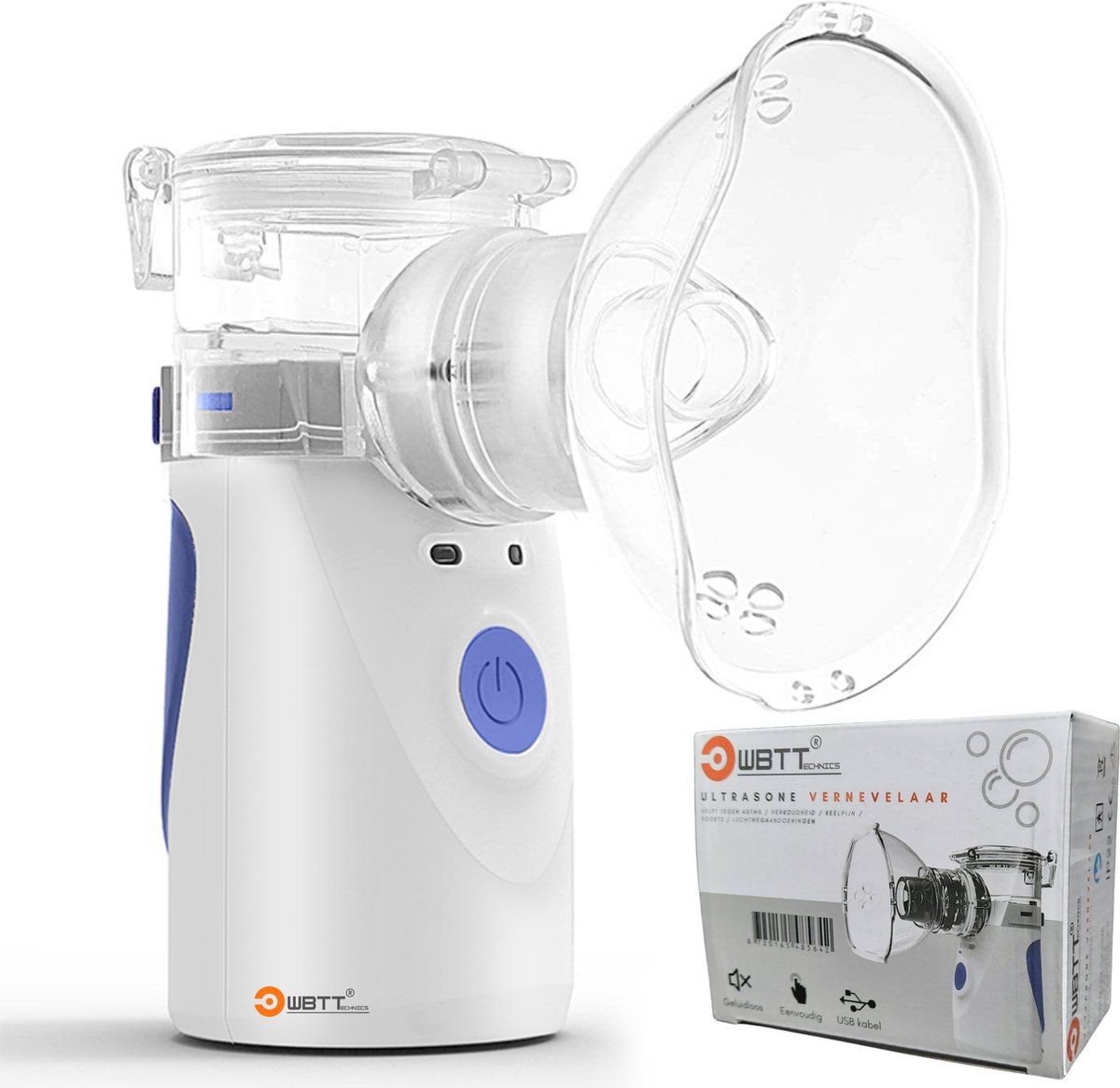 Nébuliseur Inhaler WBTT® - Inhalateur pour enfants et adultes - Inhalateur  -... | bol.com