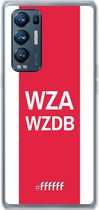 6F hoesje - geschikt voor OPPO Find X3 Neo -  Transparant TPU Case - AFC Ajax - WZAWZDB #ffffff