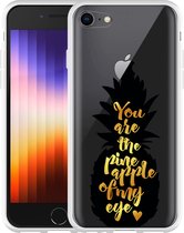 Hoesje Geschikt voor iPhone SE 2022 Big Pineapple