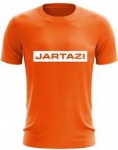 T-shirt Promo heren katoen oranje maat L