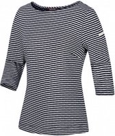 t-shirt 3/4 mouw navy/wit dames maat 38