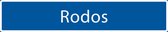 Straatnaambord Rodos| Straatnaambord Eiland | Verkeersbord Rodos| Verkeersborden | Straatnaambord origineel | Verkeersborden Eiland