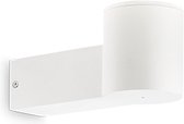 Ideal Lux Clio - Wandlamp Modern - Wit - H:95cm  - E27 - Voor Binnen - Aluminium - Wandlampen - Slaapkamer - Woonkamer