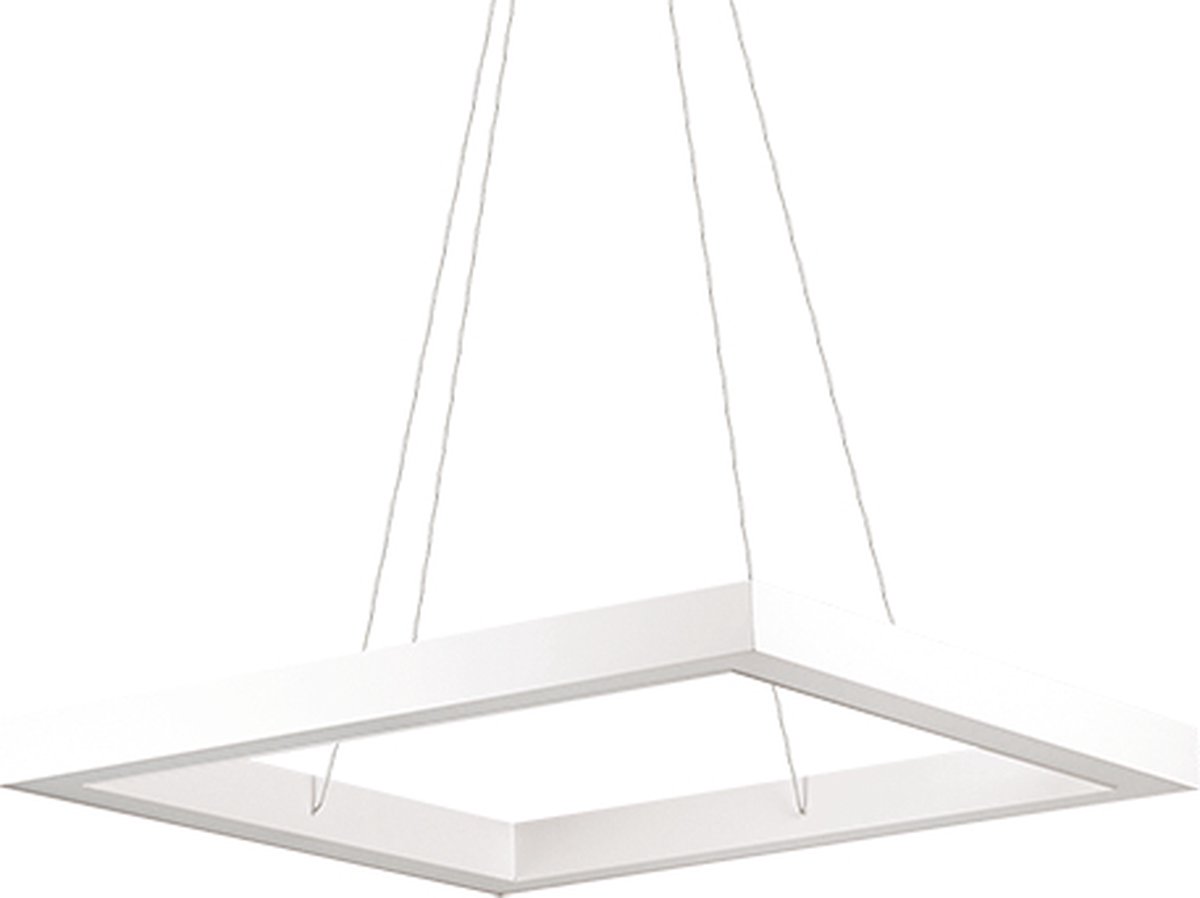 Ideal Lux - Oracle - Hanglamp - Aluminium - LED - Wit - Voor binnen - Lampen - Woonkamer - Eetkamer - Keuken