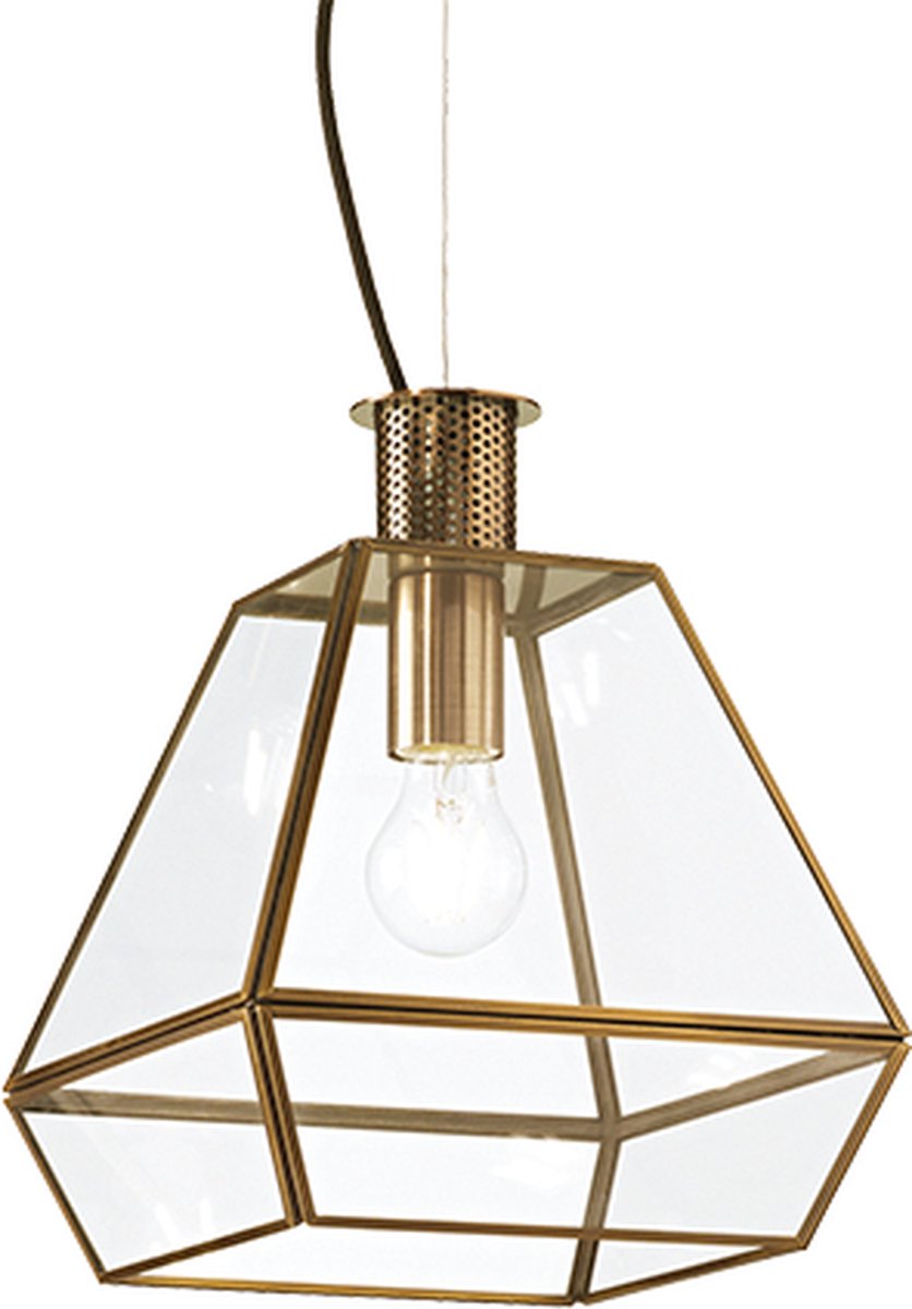 Ideal Lux - Orangerie - Hanglamp - Metaal - E27 - Zwart - Voor binnen - Lampen - Woonkamer - Eetkamer - Keuken