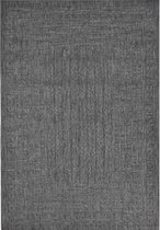 Garden Impressions buitenkleed - Roots karpet - 120x170 donkergrijs