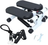 Friick - Fitness stepper - Stepbank - Inclusief weerstandskabels - Cardio - Thuis sporten - Anti-slip - 33cm x 29cm x 16cm