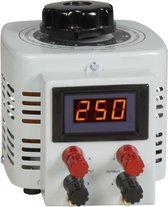 Regeltrafo (Variac) "V-2000 LED" 0-250V, 2A, 500W max.