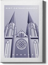 Walljar - Sint-Catharinakerk - Muurdecoratie - Poster