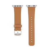 PU lederen horloge bandje BRUIN tbv.Apple watch 38 mm