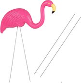 Springos Flamingo | Tuindecoratie | Tuinsteker | 60 cm | Roze