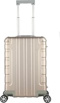 Aluminium Reiskoffer - 20 Liter Capaciteit - Met TSA Sloten - Handbagage - Koffer Met Roterende Wielen - Koffers - Extra Stevig - Goud