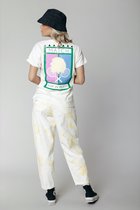 Colourful Rebel Match T-shirt  Wit Dames - Boxy Fit - Organisch Katoen - L