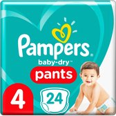 2x Pampers - Baby-Dry Pants 4 (24 stuks/doos)