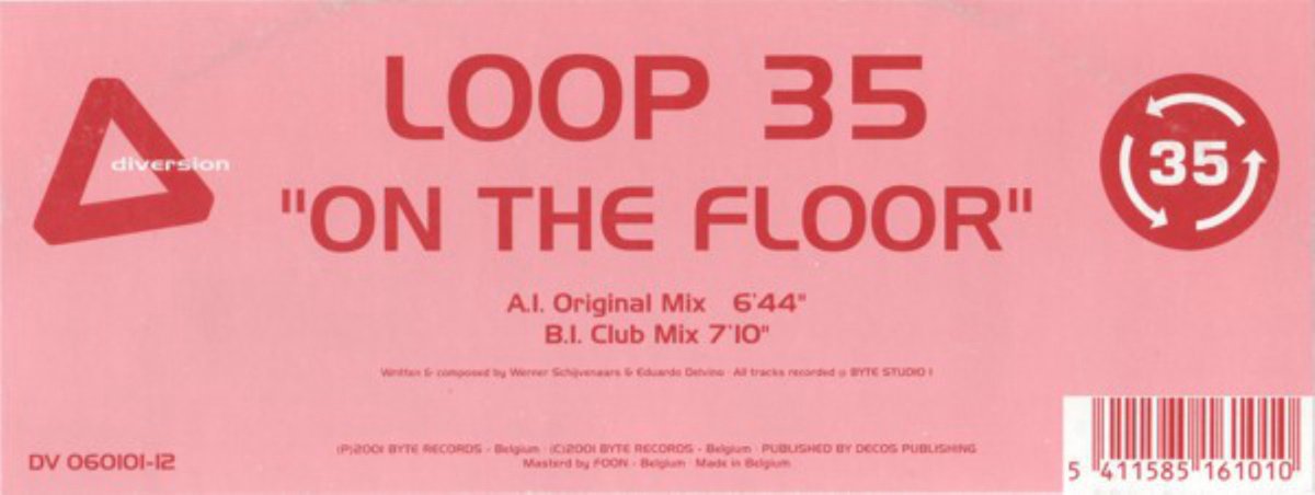 LOOP 35 - On The Floor (12" VINYL SINGLE)
