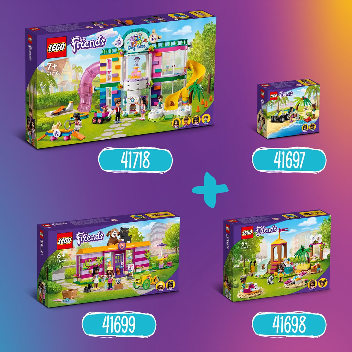 LEGO Friends Dierenspeeltuin - 41698 — afbeelding 4