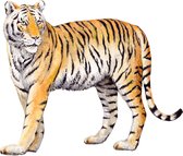 Muursticker tijger - 65 x 55 cm - handgeschilderd door Mies