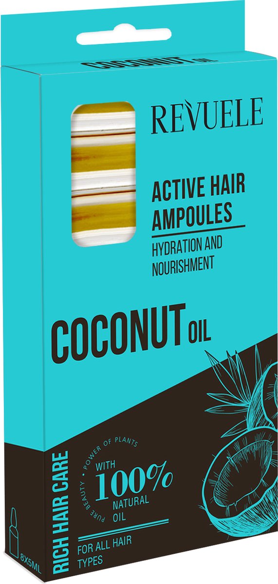 Revuele Coconut Oil Active Hair Ampoules