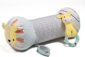 Eurekakids Baby Tummy Roller - Kruiprol met Activiteiten en Knispergeluid - Speelkussen van Stof - 46 Centimeter