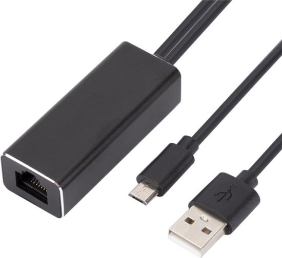 WK1109 Micro USB naar RJ45 Netwerkkaart voor Fire TV-stick | bol.com
