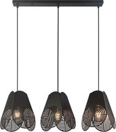 Design hanglamp zwart 3-lichts - Brussels