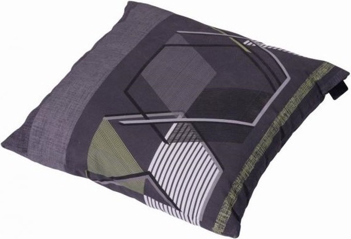 Madison sierkussen 45x45 cm Vince lime Grijs