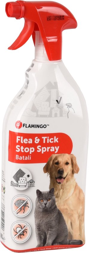 Flamingo Anti-parasietenspray - Batali - Vlo & teek stop Spray - 800ml - Flamingo