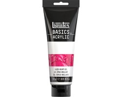 Liquitex 1041013 Basics Glanzend Zwaar Gel Medium 250 ml Tube – Acrylmedium voor dikke textuur & mengtechnieken - Gloss Heavy Gel