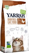 Yarrah cat adult graanvrij kip/vis (2,4 KG)
