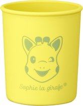 Sophie de giraf Beker - Kinder servies - Drinkbeker - Vaatwasser- en magnetronbestendig - Siliconen - In witte geschenkdoos - Geel