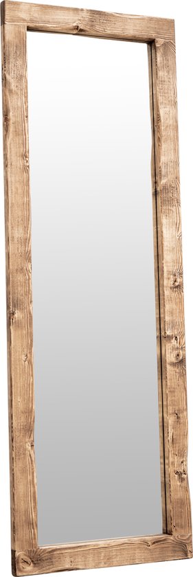 Moodadventures | Miroirs pleine longueur | Miroir Cadre Bois Noyer | 200 x  70 |... | bol.com