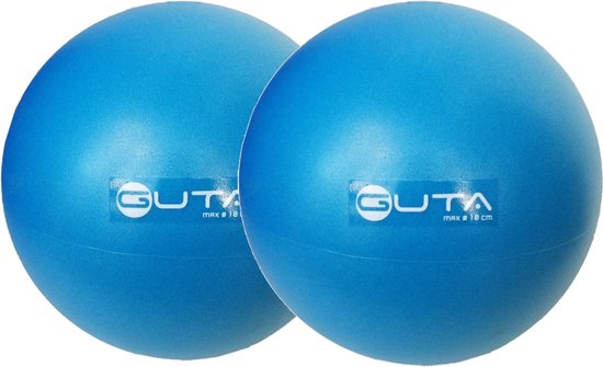 Foto: Guta softy fanty trefbal 18 cm blauw 2 stuks
